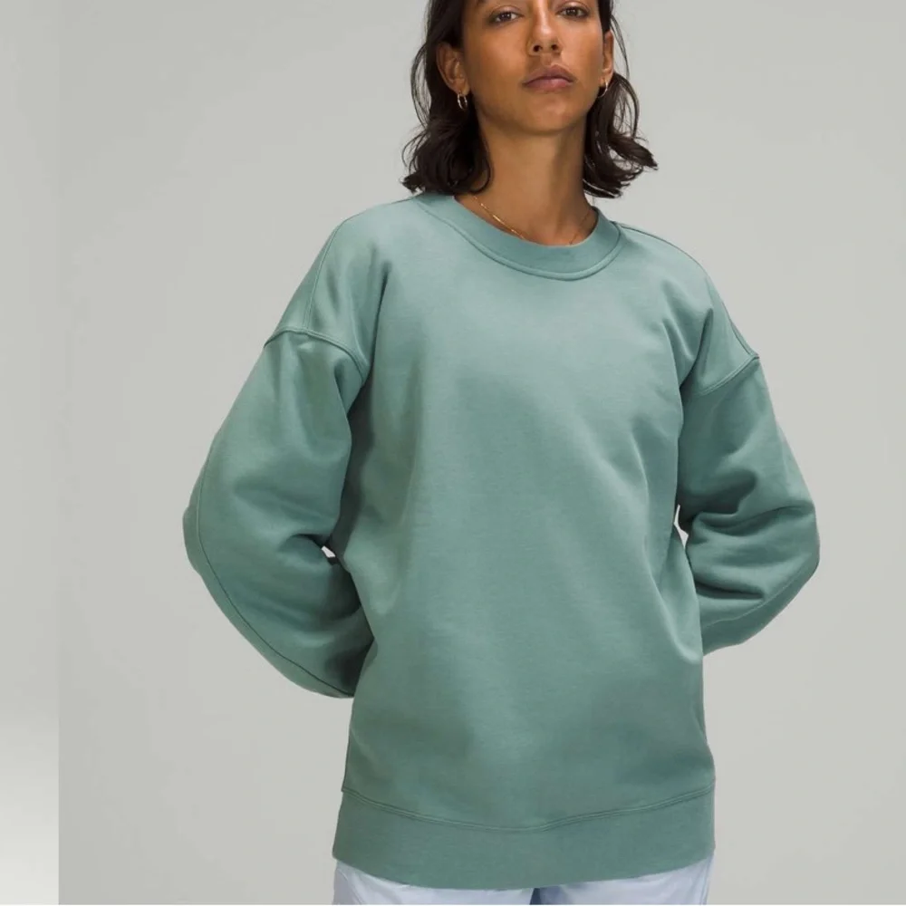 Lululemon Perfectly Oversized Crew Tidewater Teal